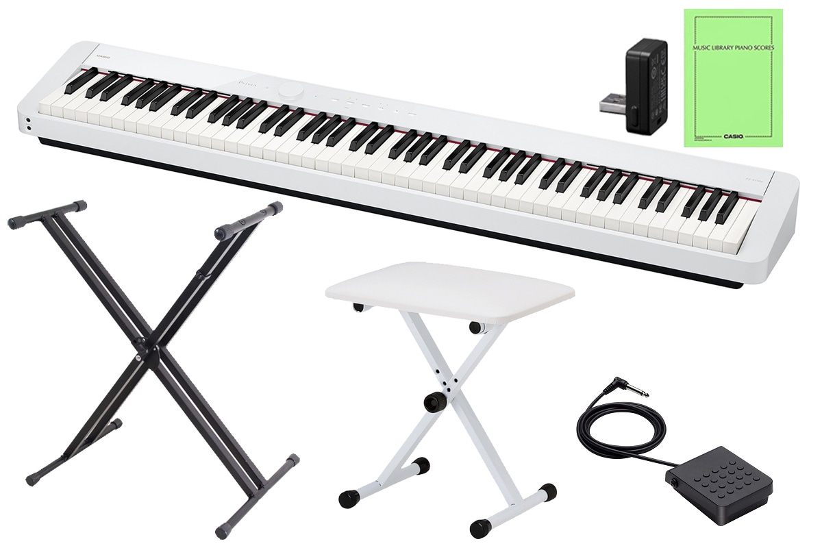 CASIO カシオ / PX-S1100WE【キーボードスタンド＆椅子セット