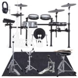 Roland / TD713 V-Drums オプションフルセット パール・ハードウェアと純正オプションMIXセット w/ Vドラム・マット