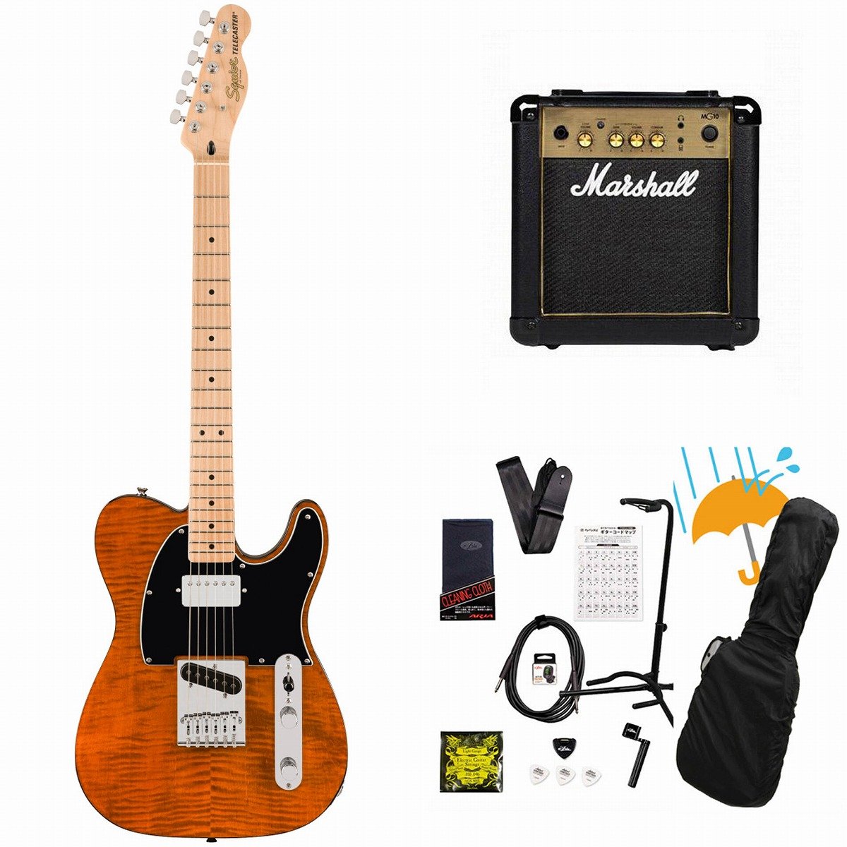 Squier by Fender / Affinity Series Telecaster FMT SH Maple