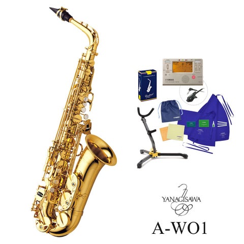 Yanagisawa / A-WO1 ヤナギサワ アルトサックス ダブルオーシリーズイエローブラス ラッカー仕上《厳選アクセサリーセット》【5年保証】
