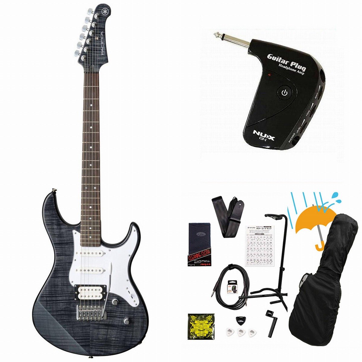 YAMAHA / PACIFICA212VFM TBL(トランスルーセントブラック) エレキ