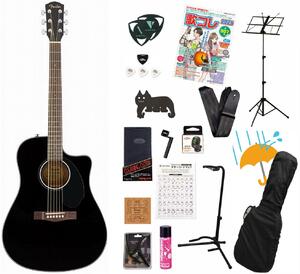 FENDER Acoustic / CD-60SCE Dreadnought Walnut Fingerboard Black