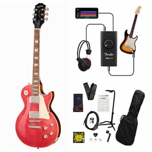 Epiphone / Inspired by Gibson Les Paul Standard 60s Figured Fucshia  録音＆セッションで上達！Fender Link I/O付き13点セット