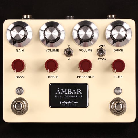 Finding That Tone AMBAR VINTAGE WHITE オーバードライブ デュアルペダル ファインディングザットトーン Finding That Tone / AMBAR Vintage White Dual Overdrive オーバー
