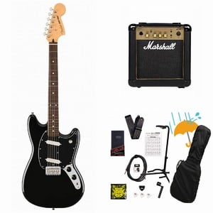 Fender / Player II Mustang Rosewood FB Black エレキギター Marshall MG10アンプ付属エレキギター初心者セットR