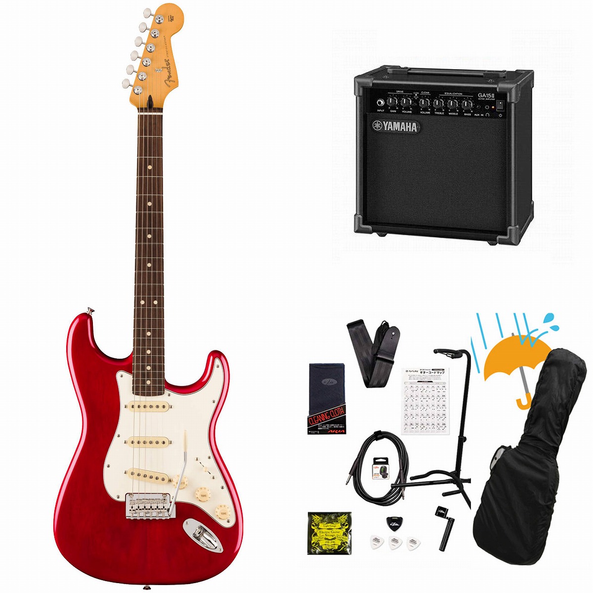 Fender / Player II Stratocaster Rosewood FB Transparent Cherry