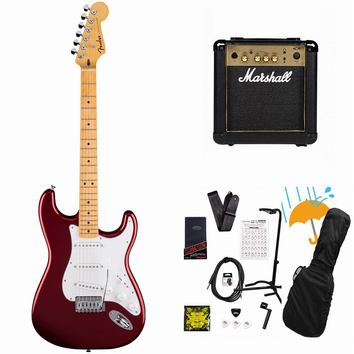 Fender / Standard Stratocaster Maple Fingerboard White Pickguard 