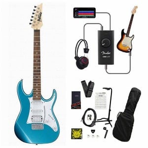 Ibanez / Gio GRX40-MLB (Metallic Light Blue) アイバニーズ 入門用 録音＆セッションで上達！Fender Link I/O付き13点セット