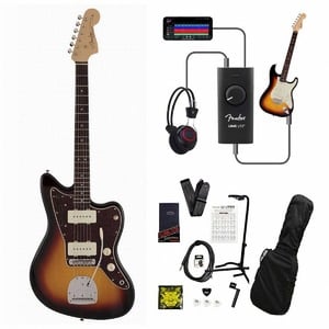 Fender / Made in Japan Traditional 60s Jazzmaster Rosewood Fingerboard 3-Color Sunburst 録音＆セッションで上達！Fender Link I/O付き13点セット