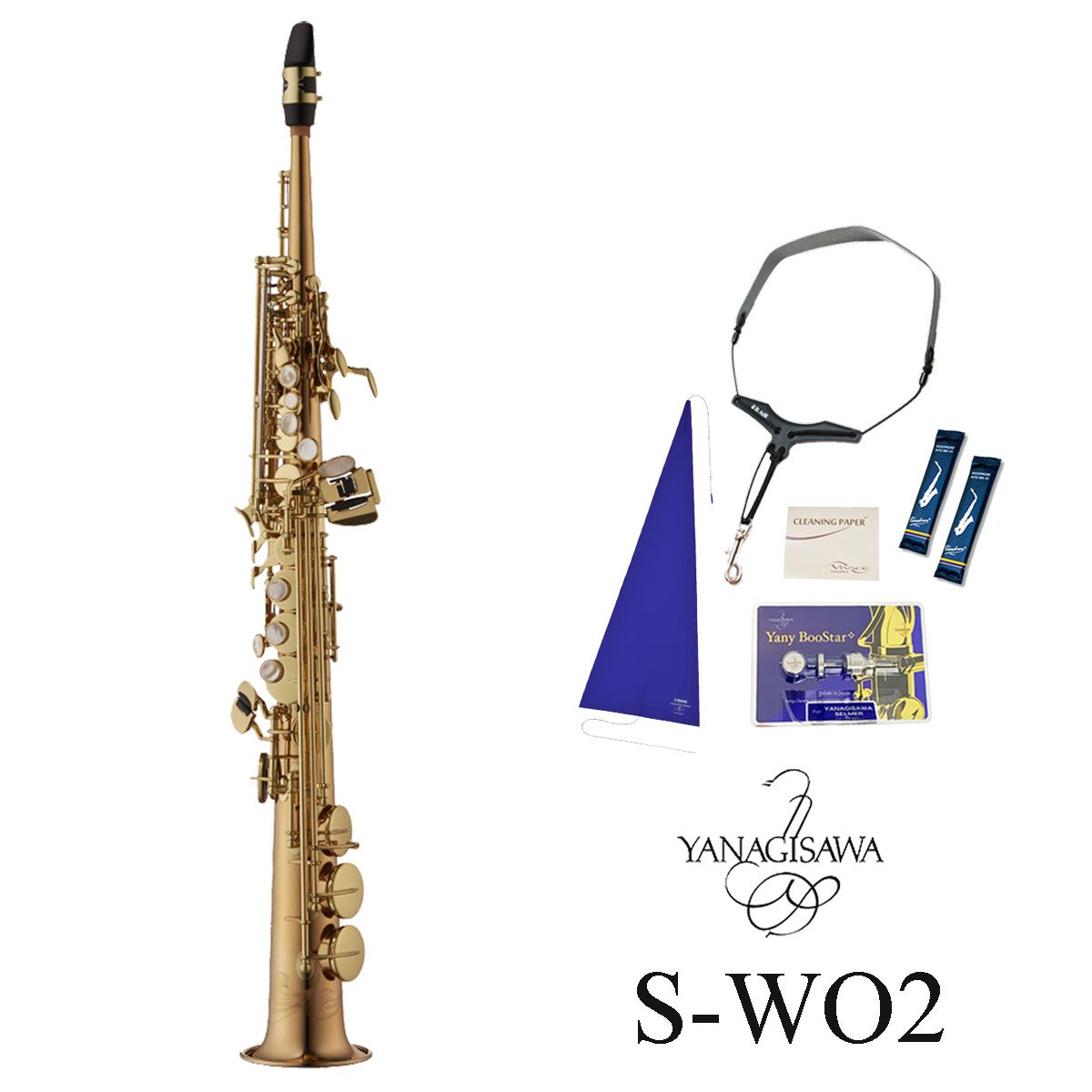 Yanagisawa / S-WO2 ヤナギサワ ソプラノサックス ブロンズブラス