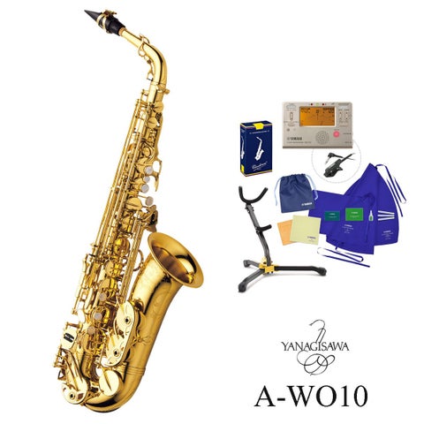 Yanagisawa / A-WO10 ヤナギサワ アルトサックス ダブルオーシリーズイエローブラス ラッカー仕上《厳選アクセサリーセット》【5年保証】