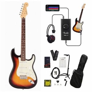 Fender / Made in Japan Hybrid II Stratocaster Rosewood Fingerboard 3-Color Sunburst  録音＆セッションで上達！Fender Link I/O付き13点セット