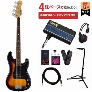 Fender / Standard Precision Bass Laurel Fingerboard Black PG 3-Color Sunburst フェンダー VOXヘッドホンアンプ(AP3-BA)付属エレキベース初心者セットR
