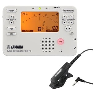 YAMAHA / TDM-710IV ヤマハ チューナー メトロノーム マイクセット アイボリー×ブラック