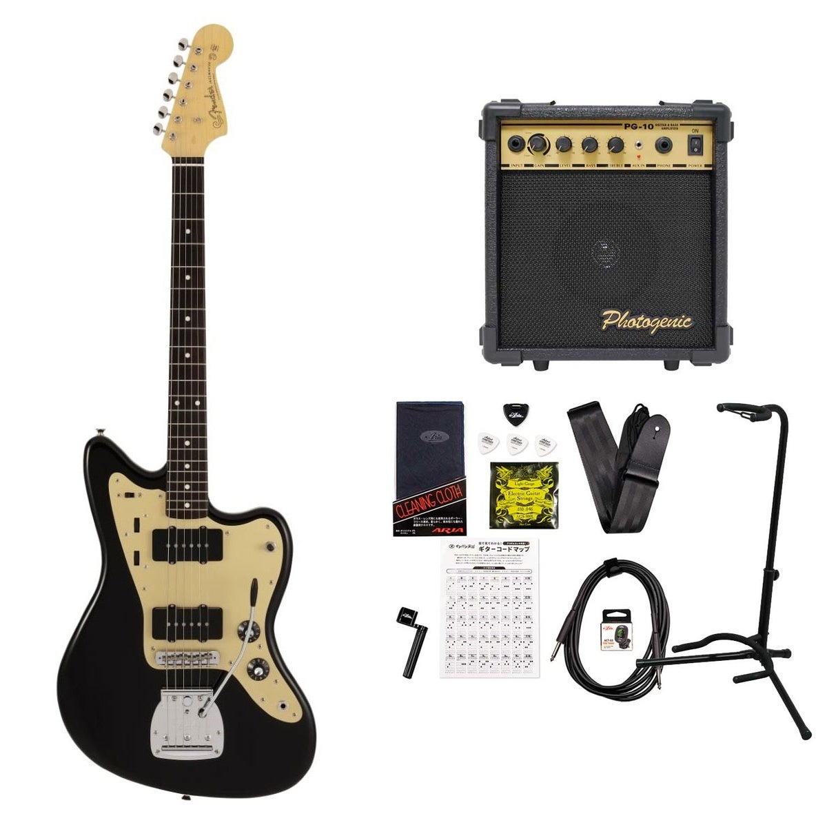 Fender / Made In Japan INORAN Jazzmaster Rosewood FB Black PG-10