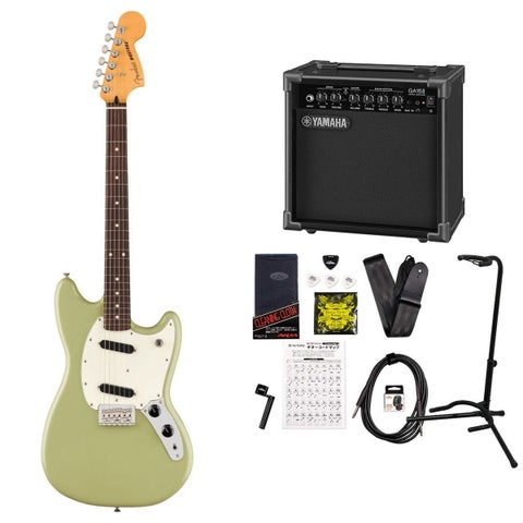 Fender / Player II Mustang Rosewood FB Birch Green エレキギター YAMAHA GA15IIアンプ付属初心者セットR