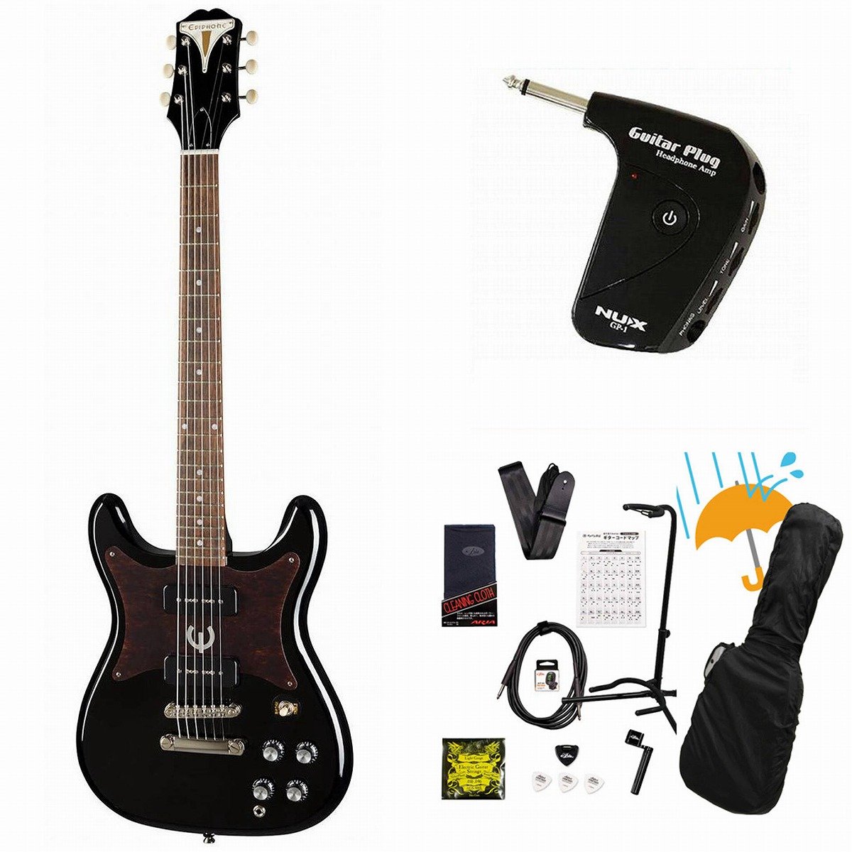 Epiphone / Wilshire P-90 Ebony (EB) エレキギター GP-1アンプ付属