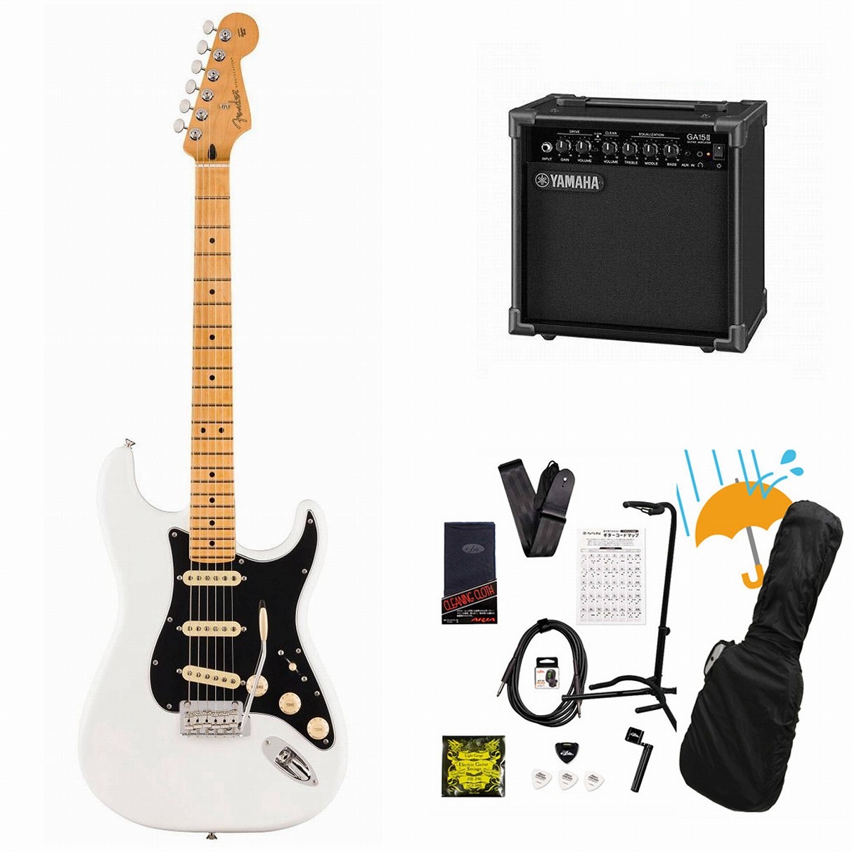 Fender / Player II Stratocaster Maple FB Polar White エレキギター