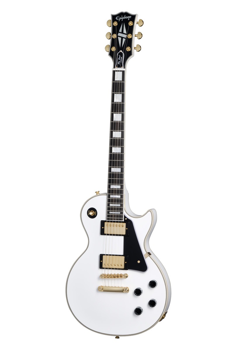 EPIPHONE レスポールカスタム ホワイト 訳アリ エピフォン EPIPHONE