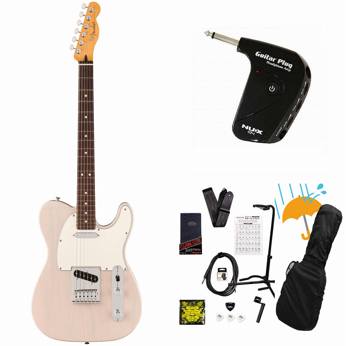 Fender / Player II Telecaster Rosewood FB White Blonde Chambered