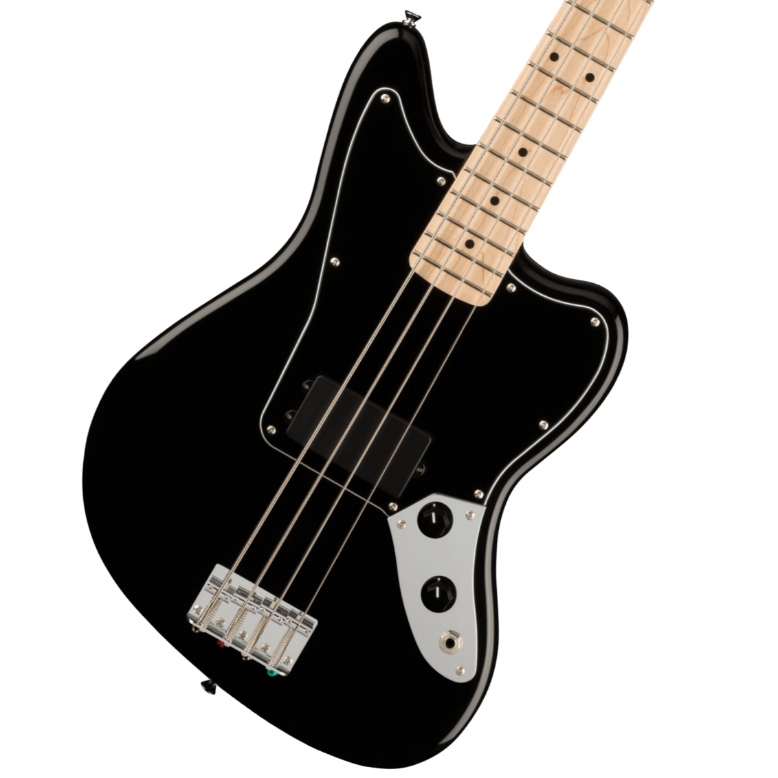 Squier by Fender / Affinity Series Jaguar Bass H Maple FB Black PG