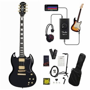 Epiphone / Inspired by Gibson SG Custom Ebony  録音＆セッションで上達！Fender Link I/O付き13点セット