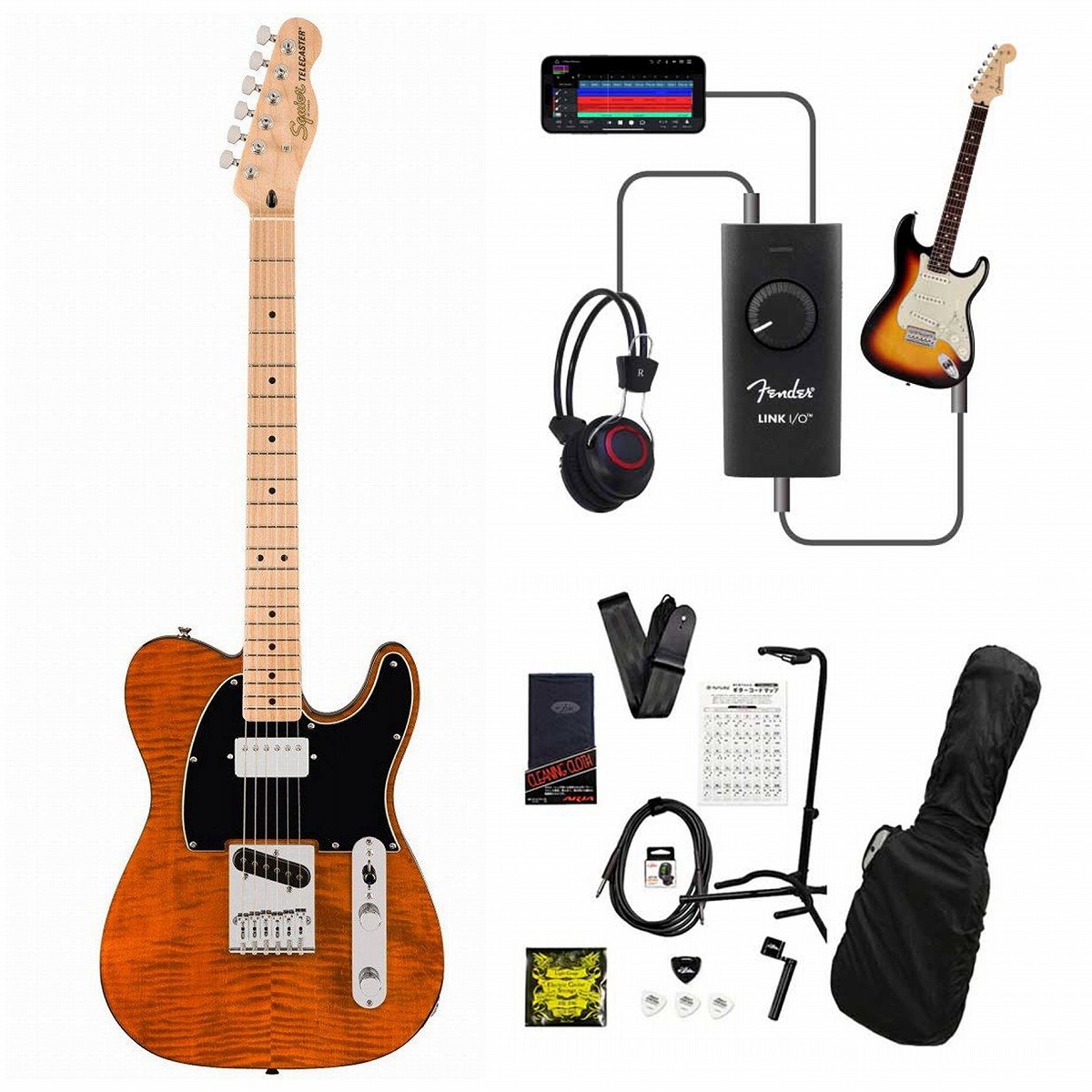 Squier / Affinity Series Telecaster FMT SH Maple Fingerboard Black
