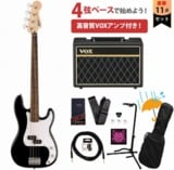 Squier by Fender / Sonic Precision Bass Laurel FB White PG Black