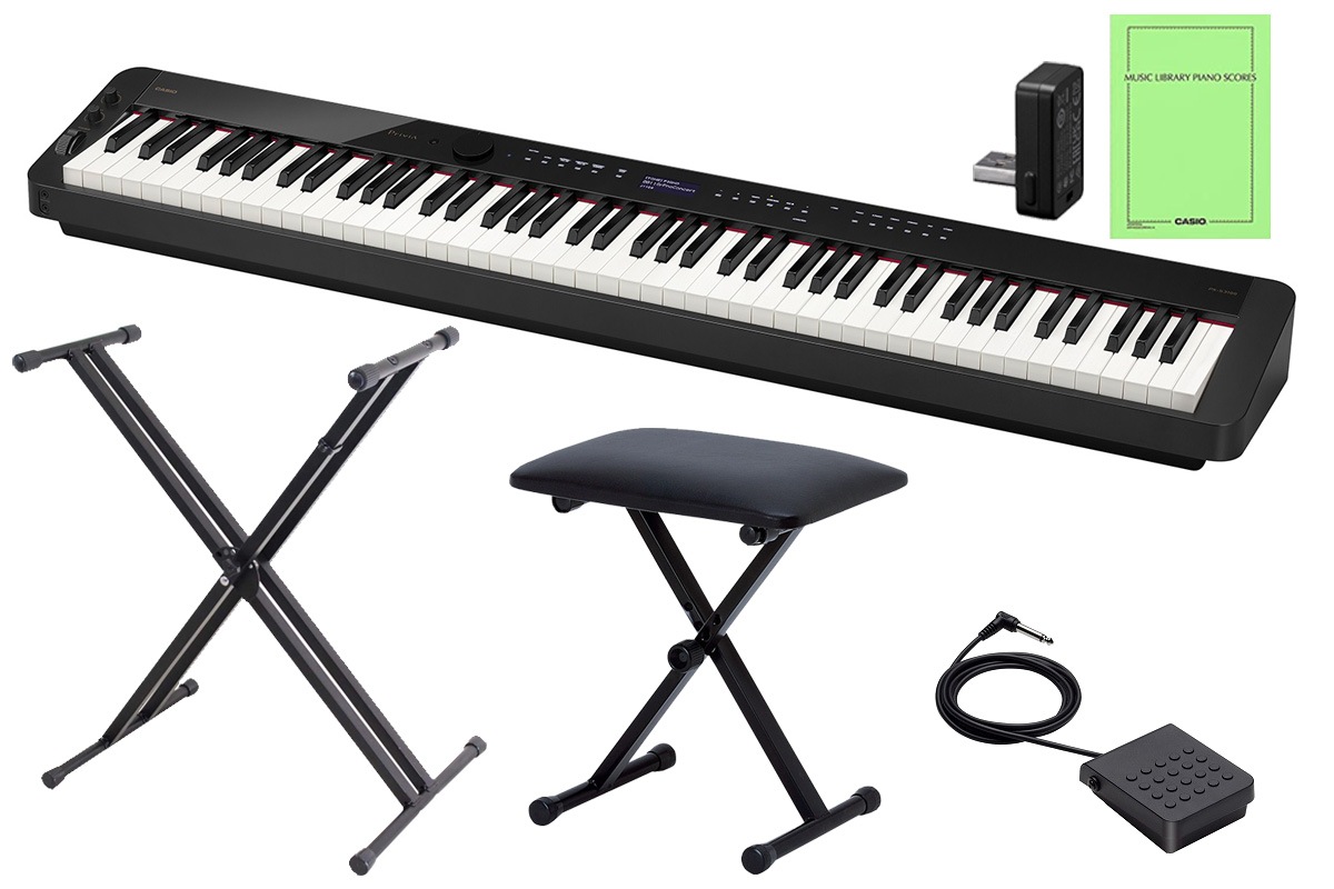CASIO 電子ピアノ PX-A100 程度B スタンド、イス、ペダル、キーボード付き　入荷致しました！ CASIO 電子ピアノ PX-A100 程度B スタンド、イス、ペダル、キーボード