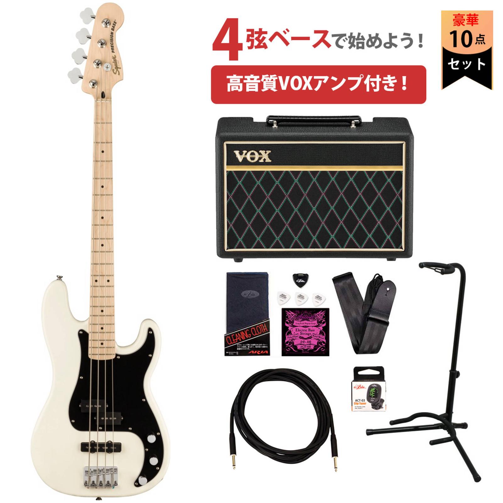 Squier by Fender / Affinity Precision Bass PJ Maple FB Black PG