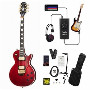 Epiphone / Alex Lifeson Les Paul Custom Axcess Quilt Ruby