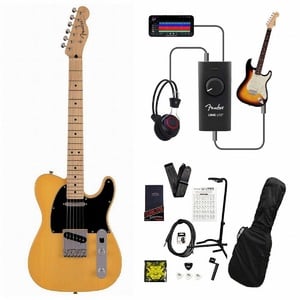 Fender / Made in Japan Junior Collection Telecaster Maple Fingerboard Butterscotch Blonde  録音＆セッションで上達！Fender Link I/O付き13点セット