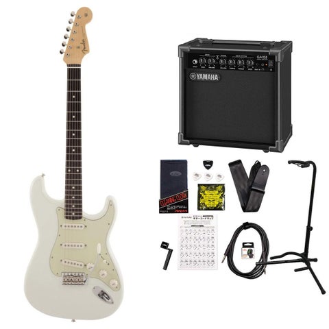 Fender / Made in Japan Traditional 60s Stratocaster Rosewood FB Olympic White YAMAHA GA15IIアンプ付属初心者セットR