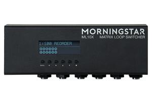 Morningstar FX / ML10X Stereo Reorderable Loop Switcher MIDI専用ループスイッチャー【国内正規品】
