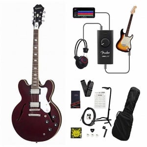 【特別セール】Epiphone Noel Gallagher Riviera Epiphone / Noel Gallagher Riviera Dark Wine Red 録音＆セッションで