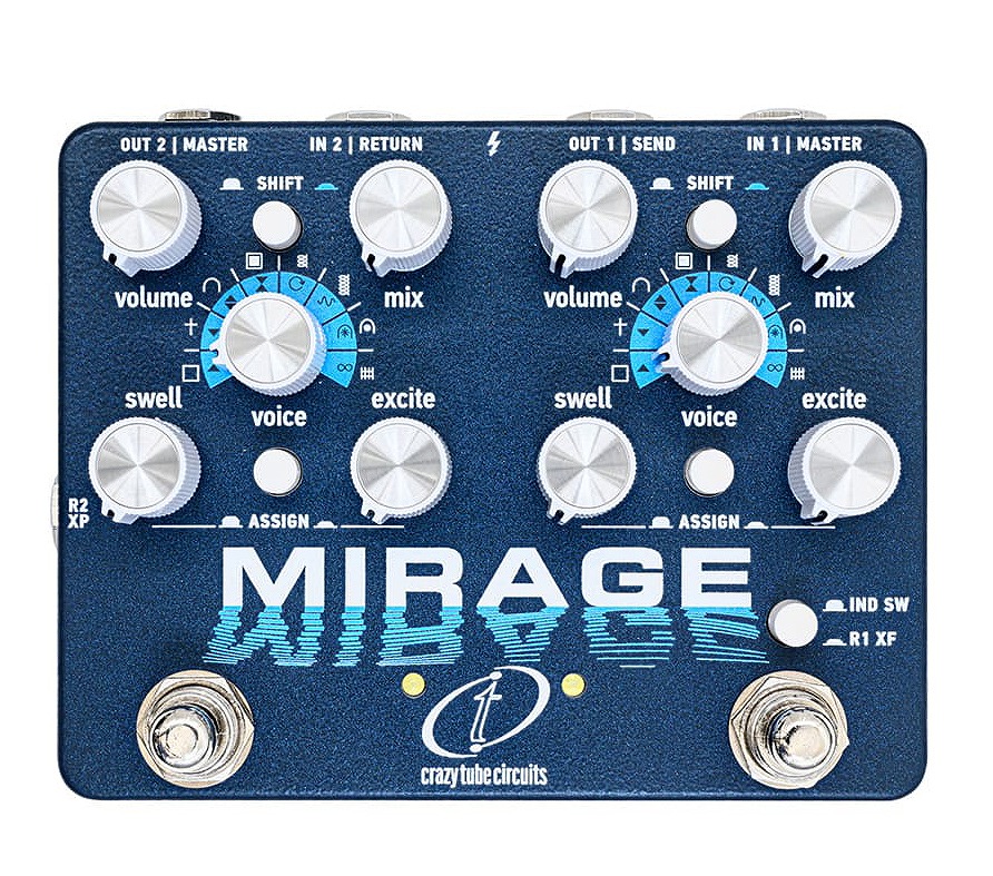 《セール品》Crazy Tube Circuits / Mirage Dual Independent Reverb Engines MODULATION/REVERB モジュレーション リバーブ 【国内正規品】