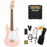 Squier mini 動作品 中古 ミニエレキギター メンテナンス済み品 Squier by Fender / Mini Stratocaster Laurel Fingerboard Shell Pink