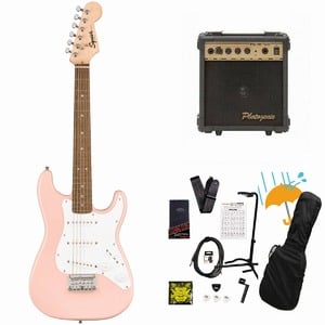 Squier by Fender / Mini Stratocaster Laurel Fingerboard Shell Pink