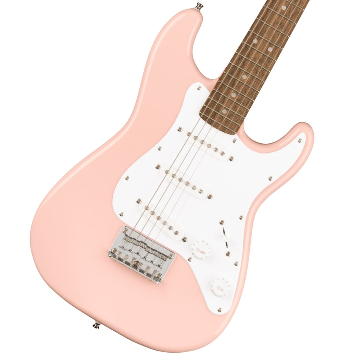 Squier by Fender / Mini Stratocaster Laurel Fingerboard Shell Pink Squier by Fender / Mini Stratocaster Laurel Fingerboard Shell Pink