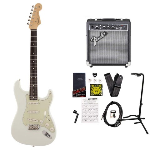 Fender / Made in Japan Traditional 60s Stratocaster Rosewood FB Olympic White Fender 10Wアンプ付属エレキギター初心者セットR