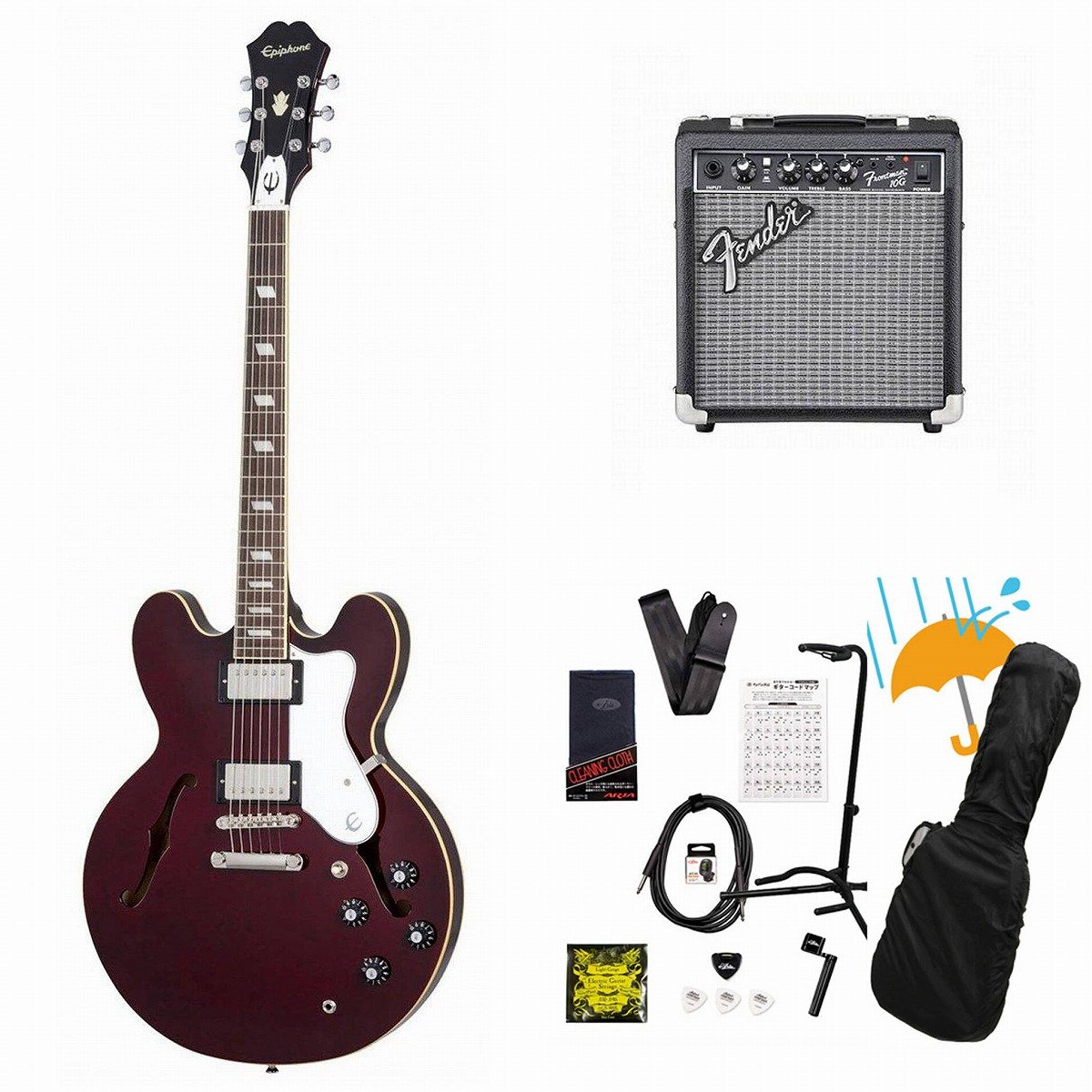 【特別セール】Epiphone Noel Gallagher Riviera Epiphone / Noel Gallagher Riviera Dark Wine Red ノエル・ギャラガー