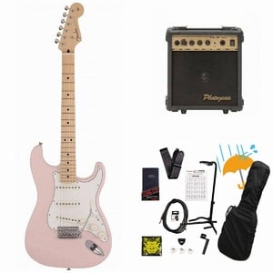 Fender / Made in Japan Junior Collection Stratocaster Maple FB Satin Shell Pink [ショートスケール] PG-10アンプ付属エレキギター初心者セットR