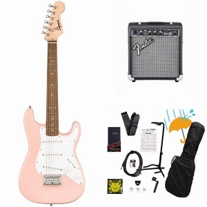 Squier by Fender / Mini Stratocaster Laurel Fingerboard Shell Pink
