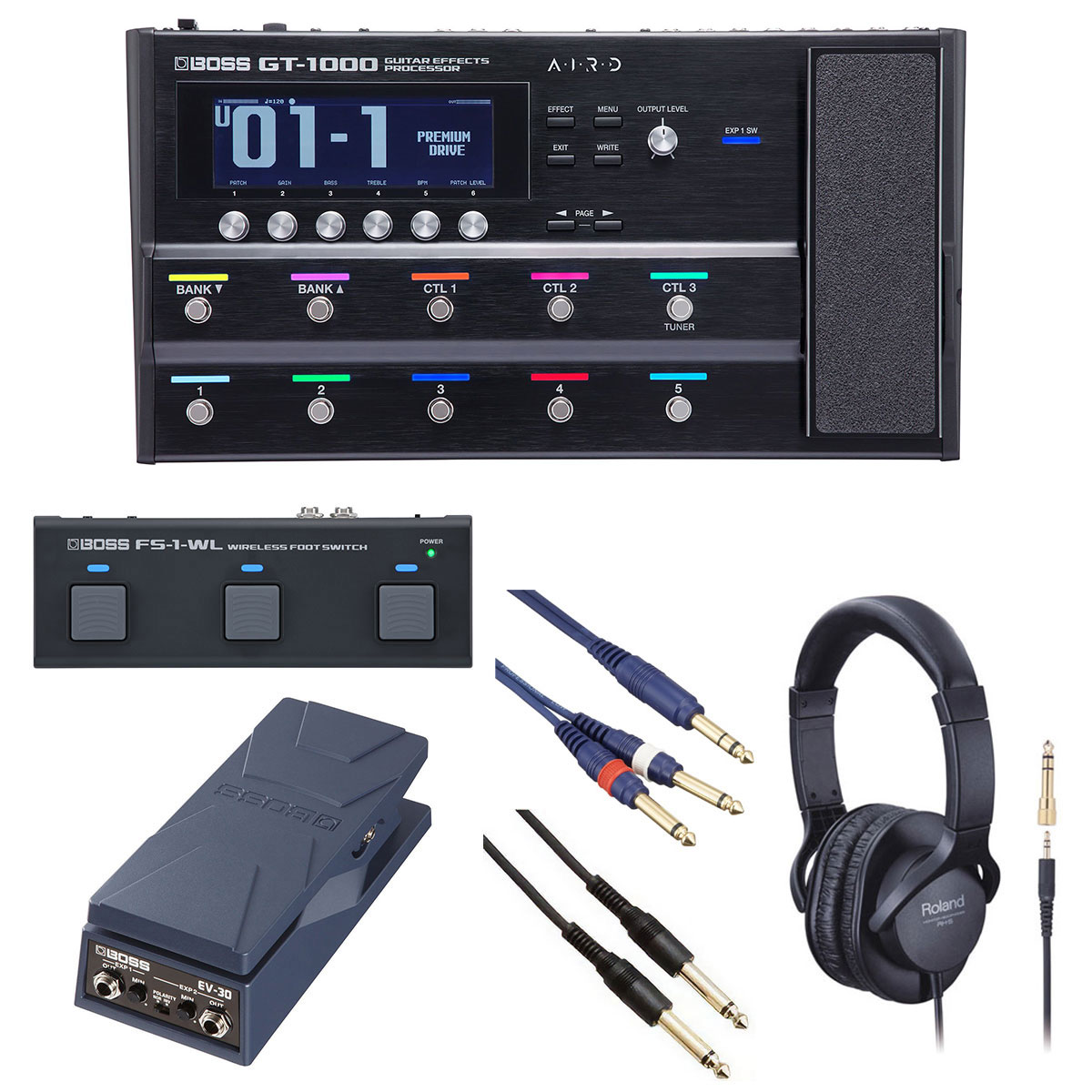 BOSS / GT-1000 [自由自在にサウンドメイクセット] FS-1-WL + EV-30