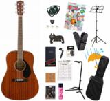 Fender / CD-60S All Mahogany Dreadnought Walnut Fingerboard フェンダー アコースティックギター フCD60S アコギ弾き語りてんこ盛り18点初心者セットRの商品ページ