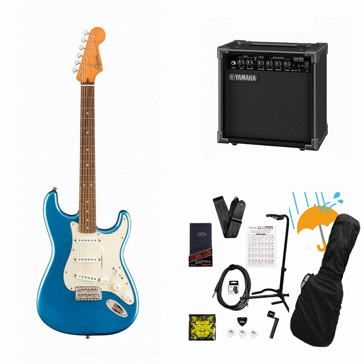 Squier by Fender / Classic Vibe 60s Stratocaster Laurel FB Lake