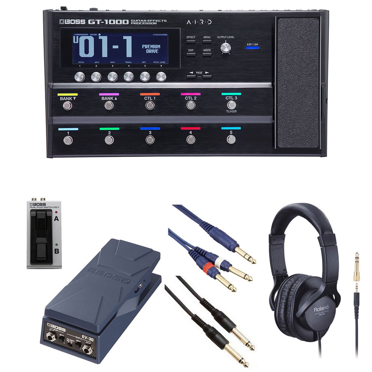 BOSS / GT-1000 [自由自在にサウンドメイクセット] FS-7 + EV-30