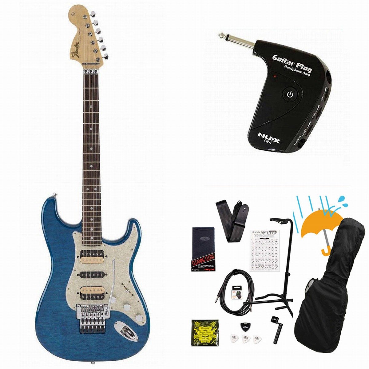 fender japan 春畑道哉モデル Fender / Michiya Haruhata Stratocaster Caribbean Blue Trans 春畑