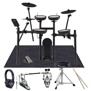 Roland / TD-07KV TAMAツインペダル+純正DAP-2Xフルセット w/ Vドラム純正マット