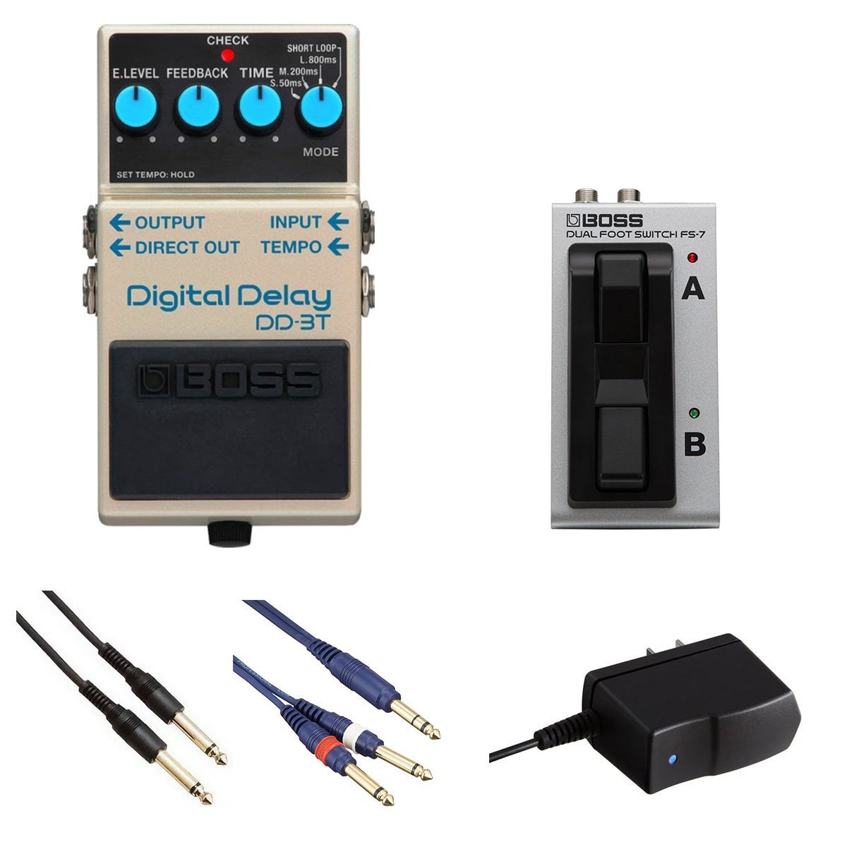 BOSS / DD-3T Digital Delay[自由自在にサウンドメイクセット] FS-7